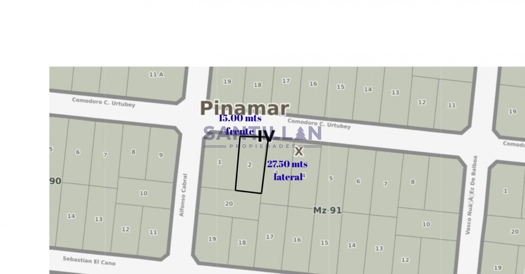 Terreno en venta en Valeria del Mar